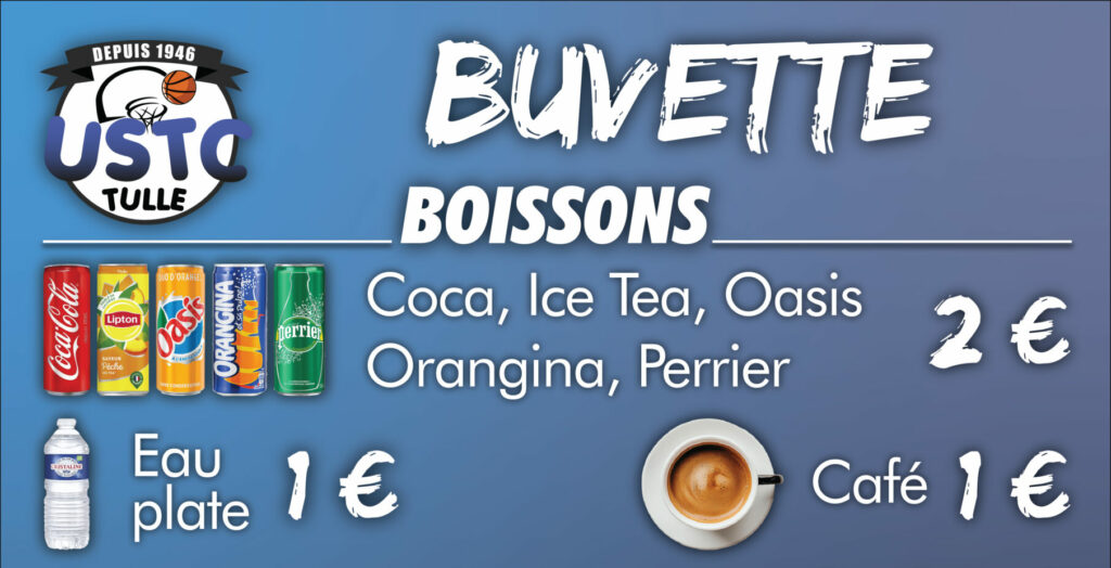 Tarif Buvette